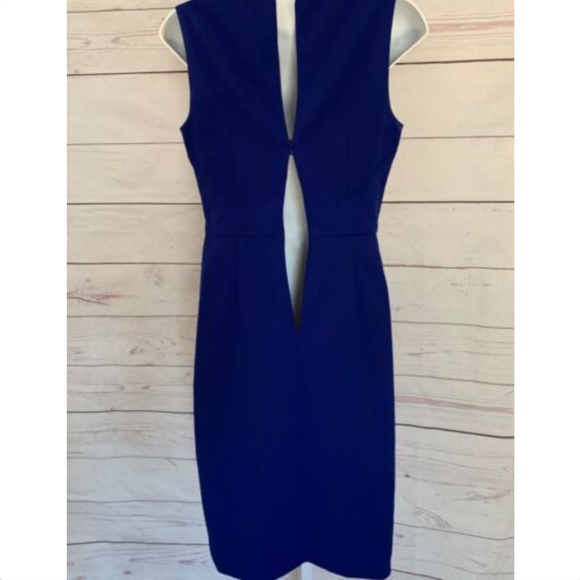 Vince Camuto Sleeveless Crepe Scuba Dress Damage - Picture 5 of 8